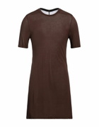 Rick Owens Mens T-shirt Dark in Brown