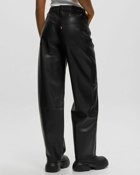 Levis Fx Leather Baggy Dad Black - Womens - Casual Pants