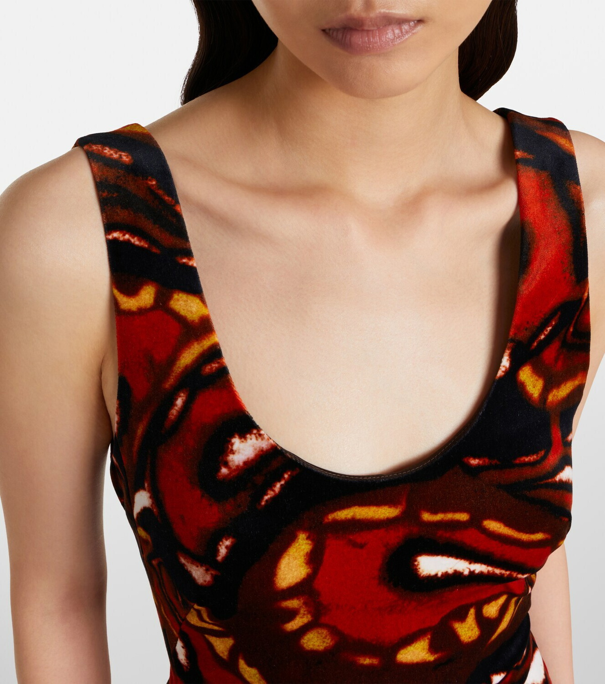 Dries Van Noten Debant printed cotton-blend maxi dress