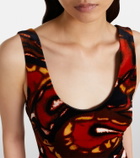Dries Van Noten Debant printed cotton-blend maxi dress