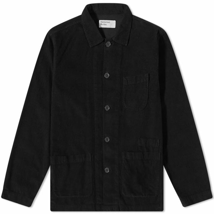 Photo: Universal Works Men's Bakers Overshirt in Black