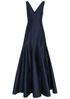 Bernadette Aurelia Taffeta Gown Navy