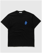 Jw Anderson Anchor Patch Tee Black - Mens - Shortsleeves