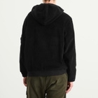 C.P. Company Men's Corduroy Lens Zip Hoodie in Black