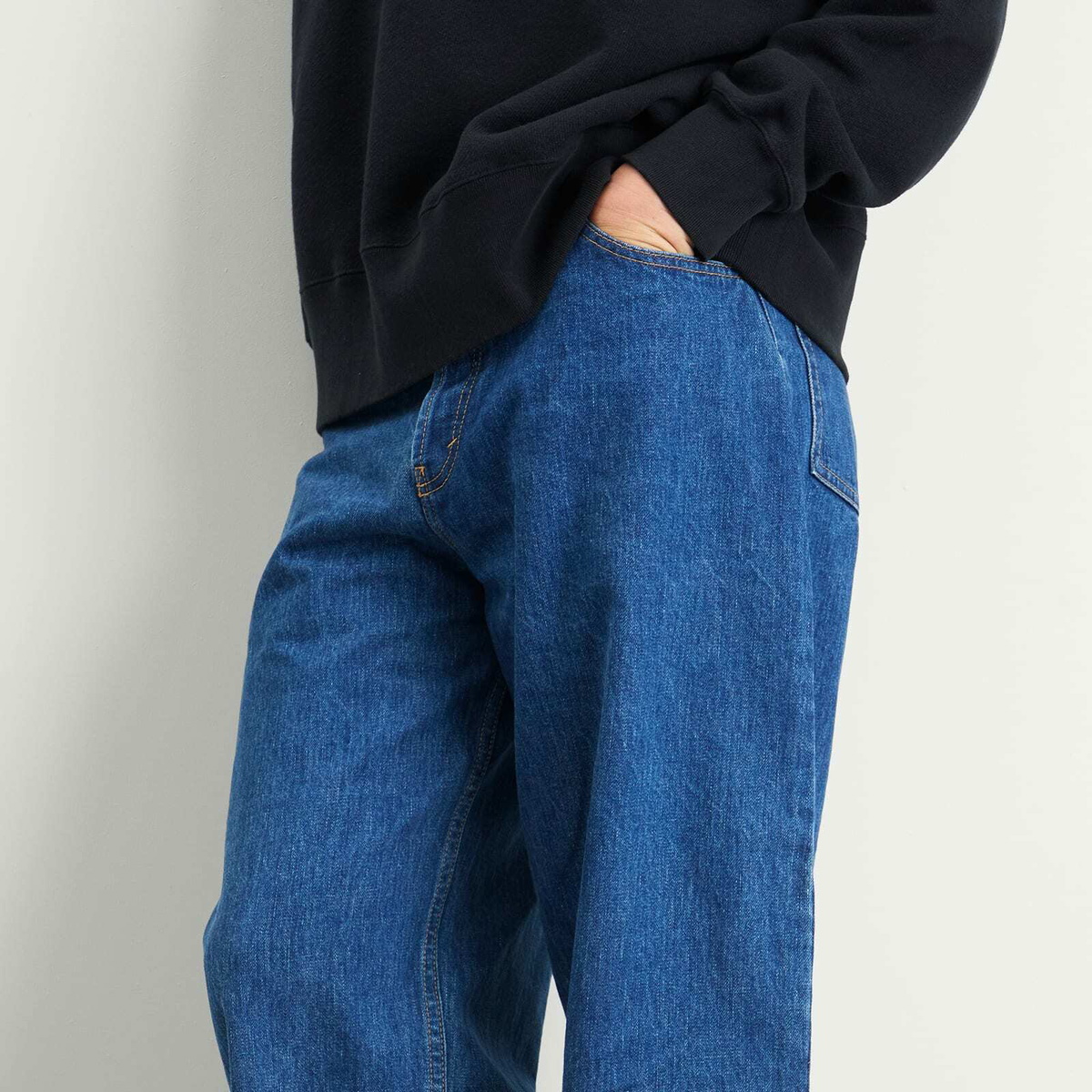 Studio Nicholson Men's x Beams Plus Holly Denim Jean in Faded Wash