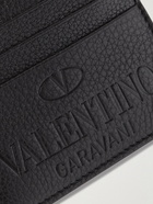 VALENTINO - Valentino Garavani Logo-Debossed Full-Grain Leather Cardholder