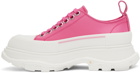 Alexander McQueen Pink Tread Slick Sneakers