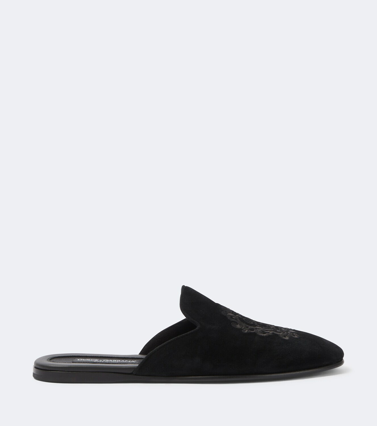 Dolce&Gabbana Embroidered suede mules