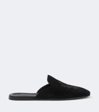 Dolce&Gabbana Embroidered suede mules