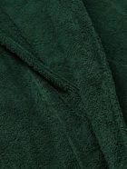 TEKLA - Organic Cotton-Terry Hooded Robe - Green