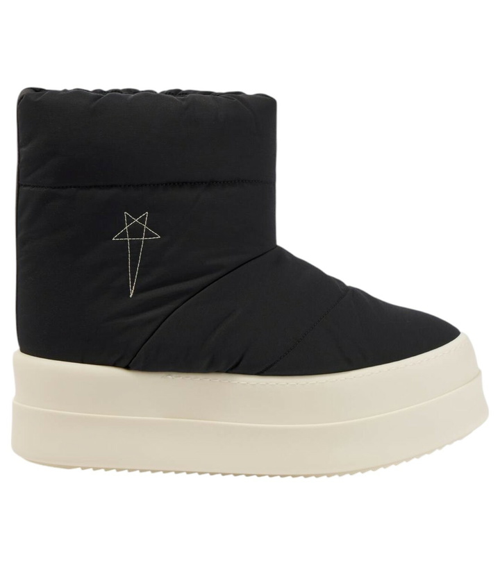Photo: DRKSHDW by Rick Owens Mega Bumper Lunar biker boots