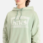 Aries Men's Aged Ancient Temple Hoodie in Green