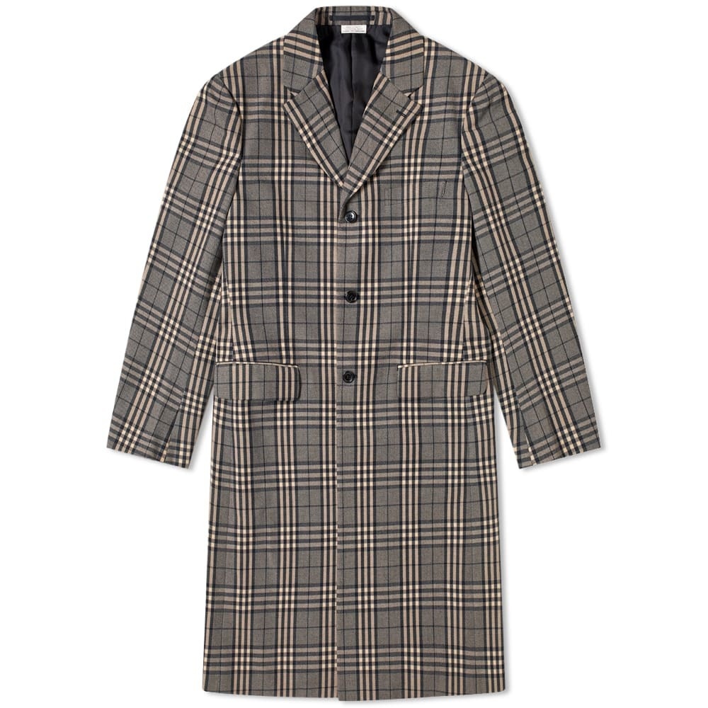Photo: Comme des Garcons Homme Plus Single Breasted Check Coat