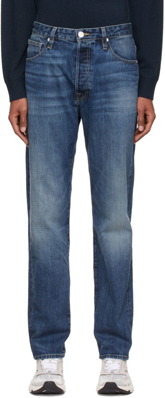 Photo: Frame Blue Relaxed Straight Jeans