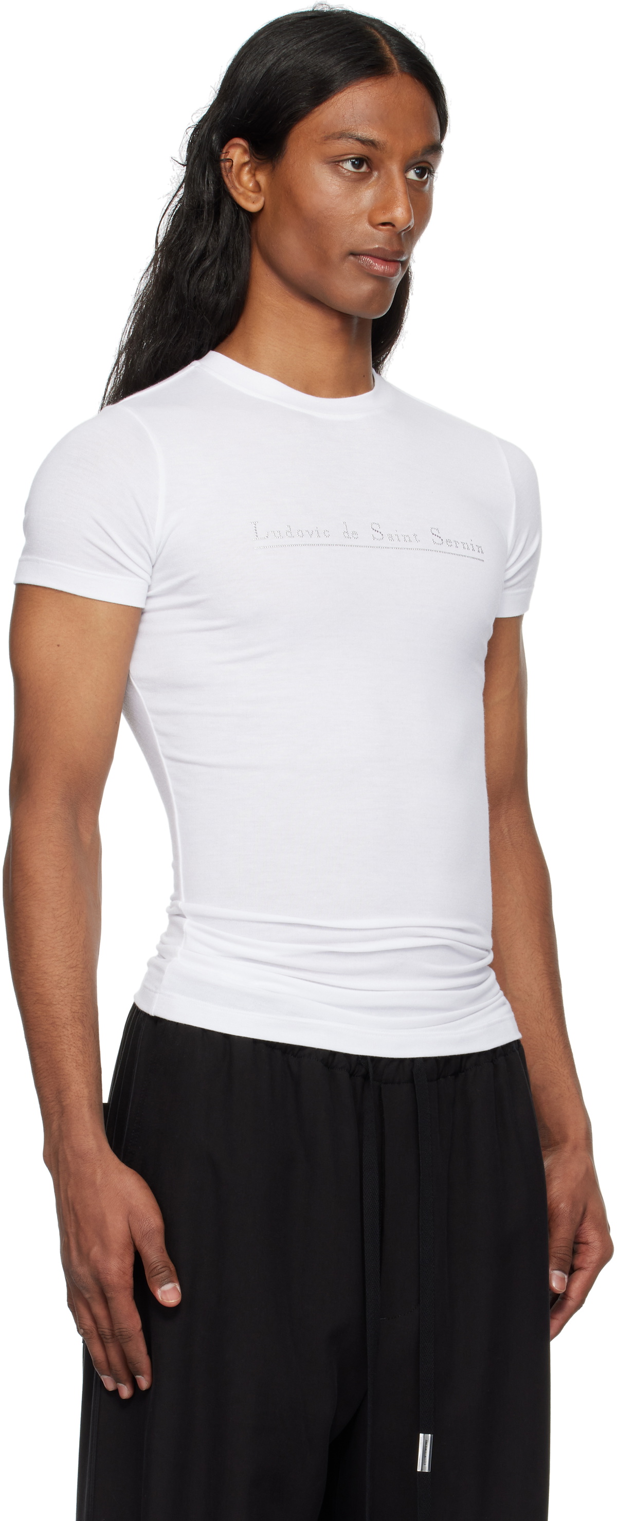 Ludovic de Saint Sernin White Stud T-shirt