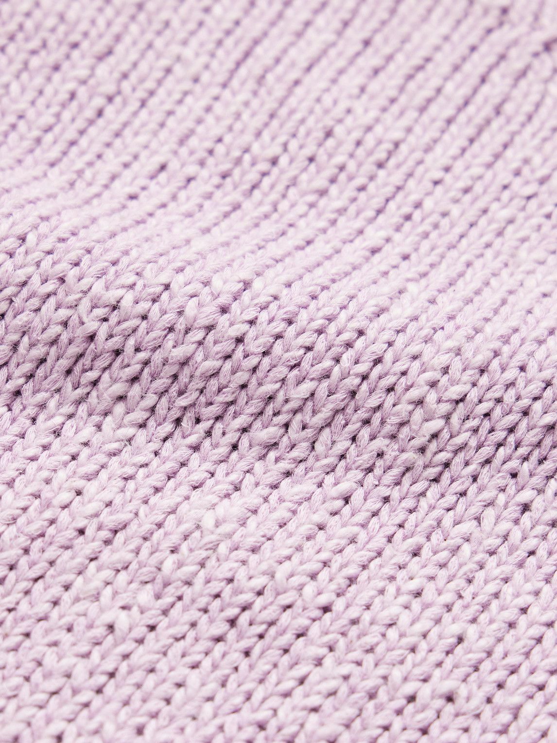 Miles Leon - Slim-Fit Cotton Sweater Vest - Purple Miles Leon