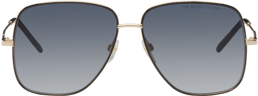 Marc Jacobs オハサイスフレムサンクラス MARC619S J5G Amazon.com: Marc Jacobs MARC 469/S Gold Black/Grey Shaded 58