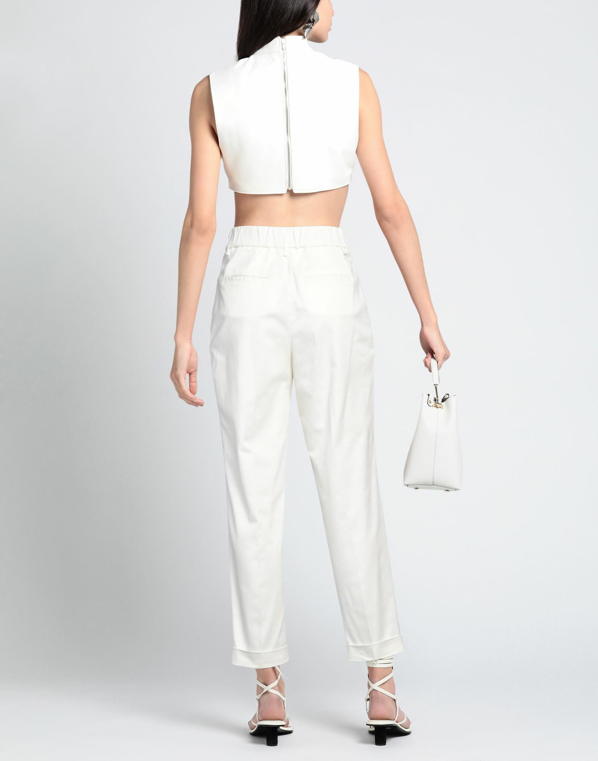 Peserico Womens Pants Ivory