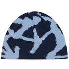 Gramicci Women's Burly Runningman Beanie in Splatter Blue 