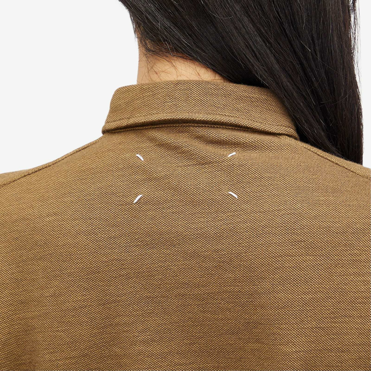 Maison Margiela Women's Polo Shirt in Olive