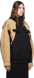 Kijun Black & Tan Paneled Jacket
