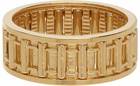 IN GOLD WE TRUST PARIS SSENSE Exclusive Gold Needle Bearing Ring