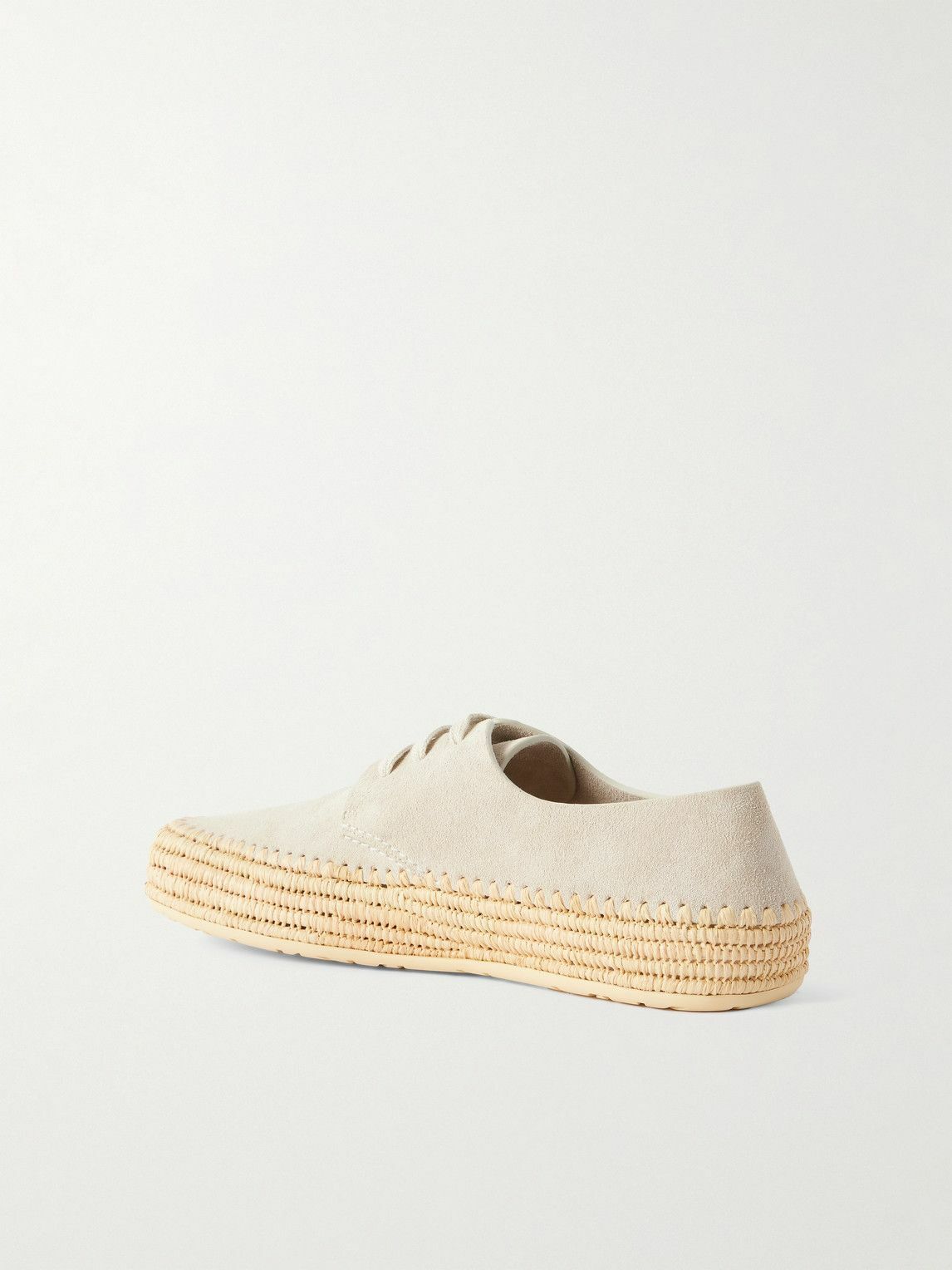 LOEWE - Rio Suede Espadrilles - Neutrals