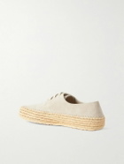 LOEWE - Rio Suede Espadrilles - Neutrals