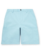 Jacquemus - Straight-Leg Cotton-Canvas Shorts - Blue