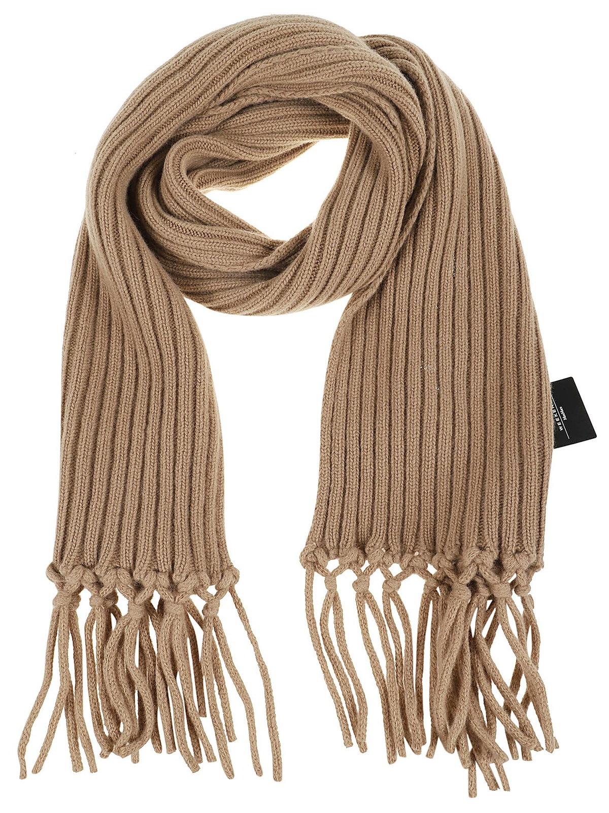 Weekend Max Mara Navy Blue Cashmere Blend Rauche Foulard