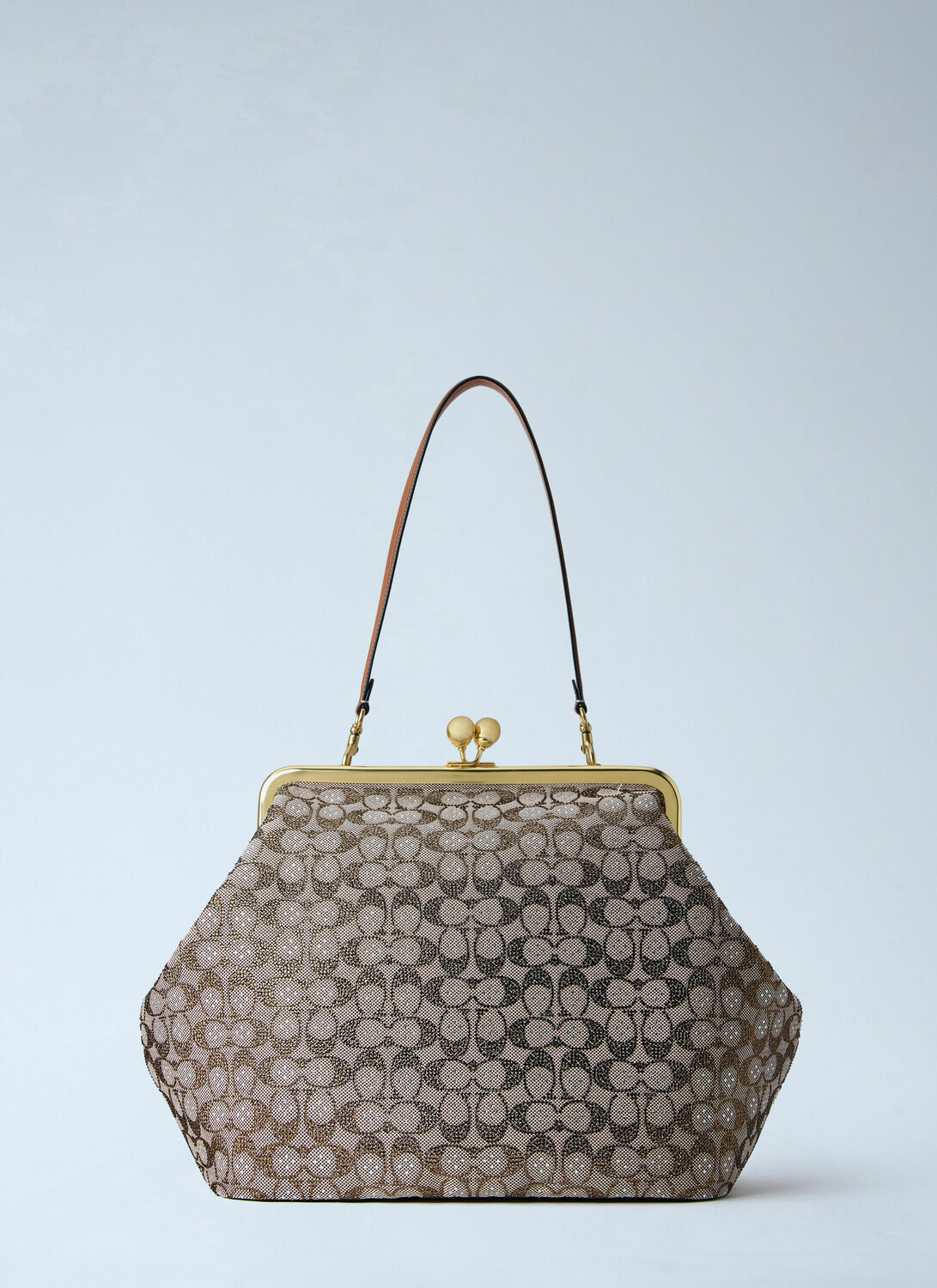 Coach Large Kisslock Frame Bag