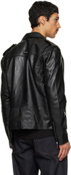 Deadwood Black River Leather Biker Jacket