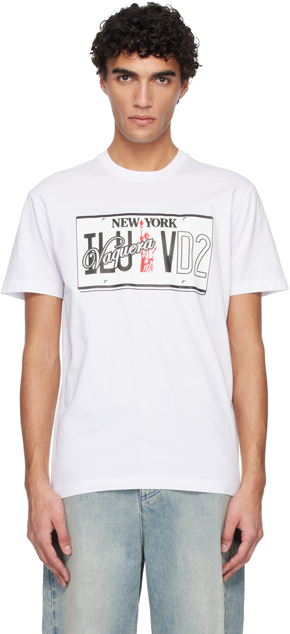 Dsquared2 White Honda Edition Cool T-Shirt Dsquared2