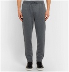Dunhill - Tapered Loopback Wool and Cashmere-Blend Sweatpants - Men - Anthracite