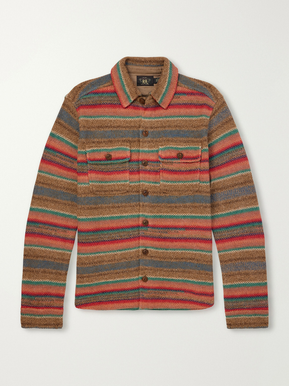 RRL - Matlock Striped Linen and Silk-Blend Shirt - Multi