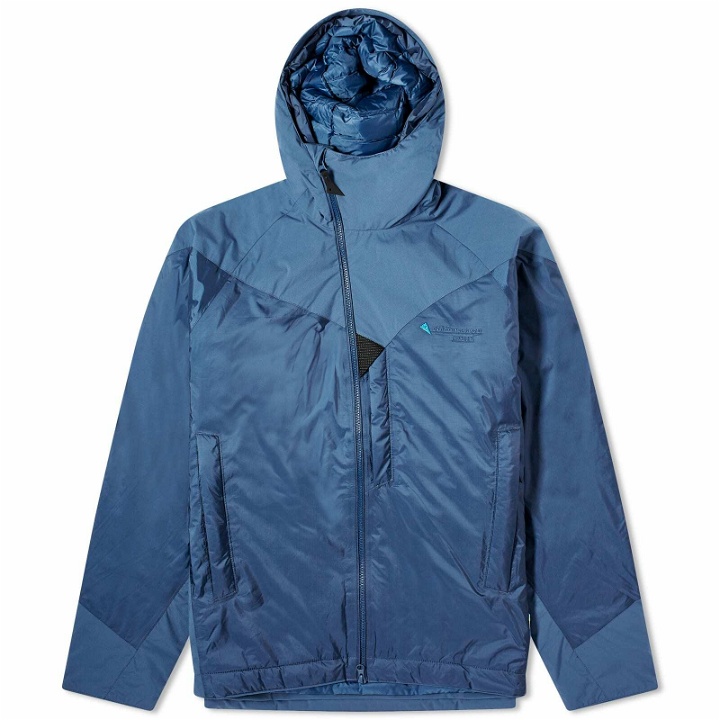 Photo: Klättermusen Men's Klattermusen Bifrost Hooded Jacket in Monkshood Blue
