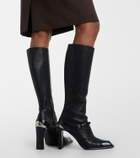 McQueen Niko leather knee-high boots