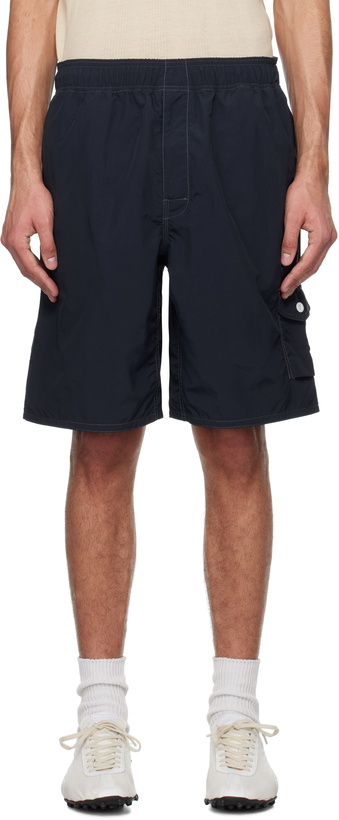Photo: nanamica Navy Deck Shorts