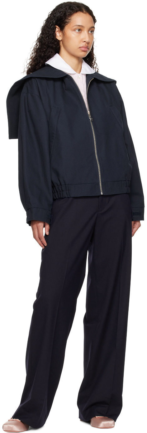 【関税込み】Sandy Liang ブラック Subi ジャケット Sandy Liang Subi Quilted Bow Jacket | Nordstrom