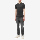 Calvin Klein Men's Micro Monologo T-Shirt in Ck Black