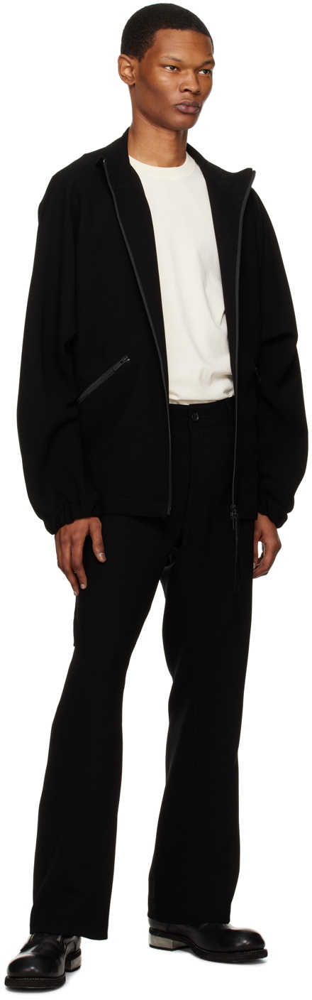 N.Hoolywood Black Drawstring Cargo Pants