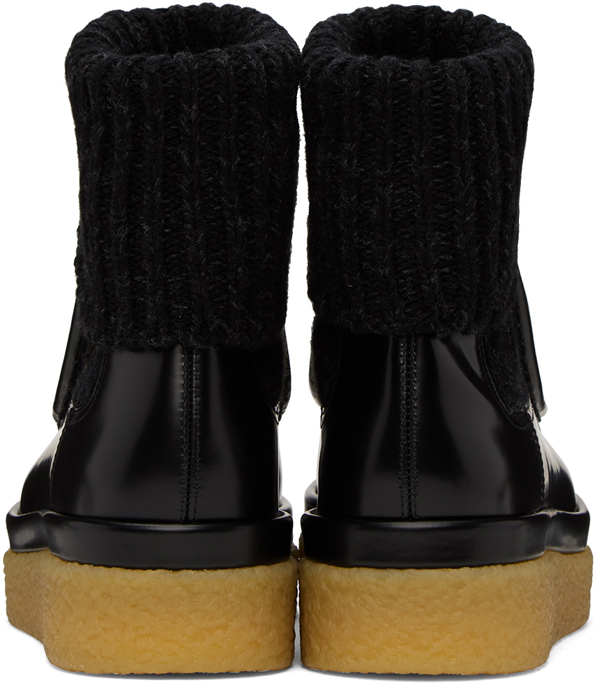 Chloé Black Lamb Ovis Aries Aries Ankle Boots