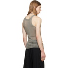 Rick Owens Taupe Tower Pony Tank Top