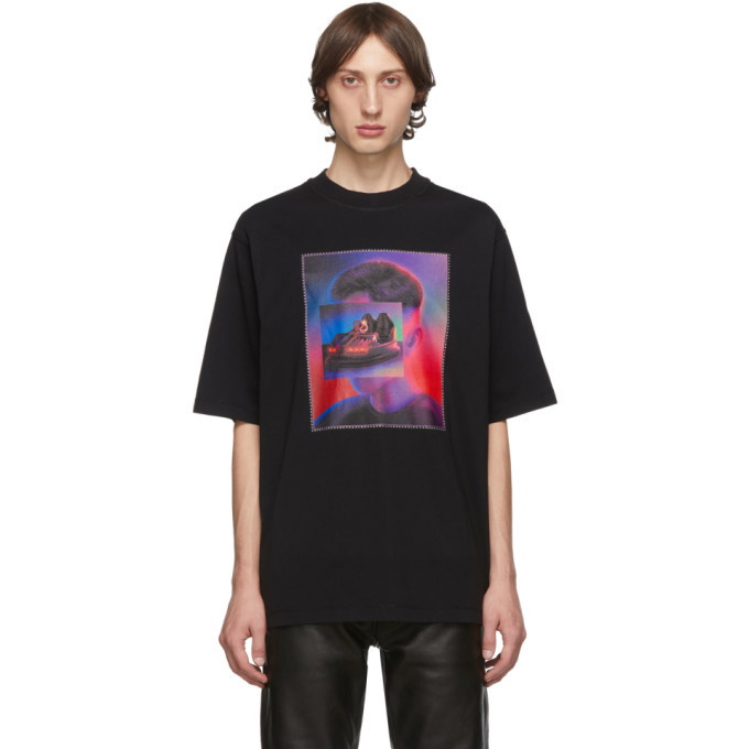 Photo: Marcelo Burlon County of Milan Black Bumper Car T-Shirt