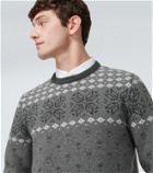 Thom Browne Jacquard merino wool sweater