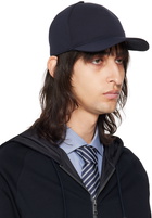 ZEGNA Black Twill Baseball Cap