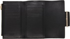 TOM FORD Black Supple Grain Leather Aube Compact Wallet