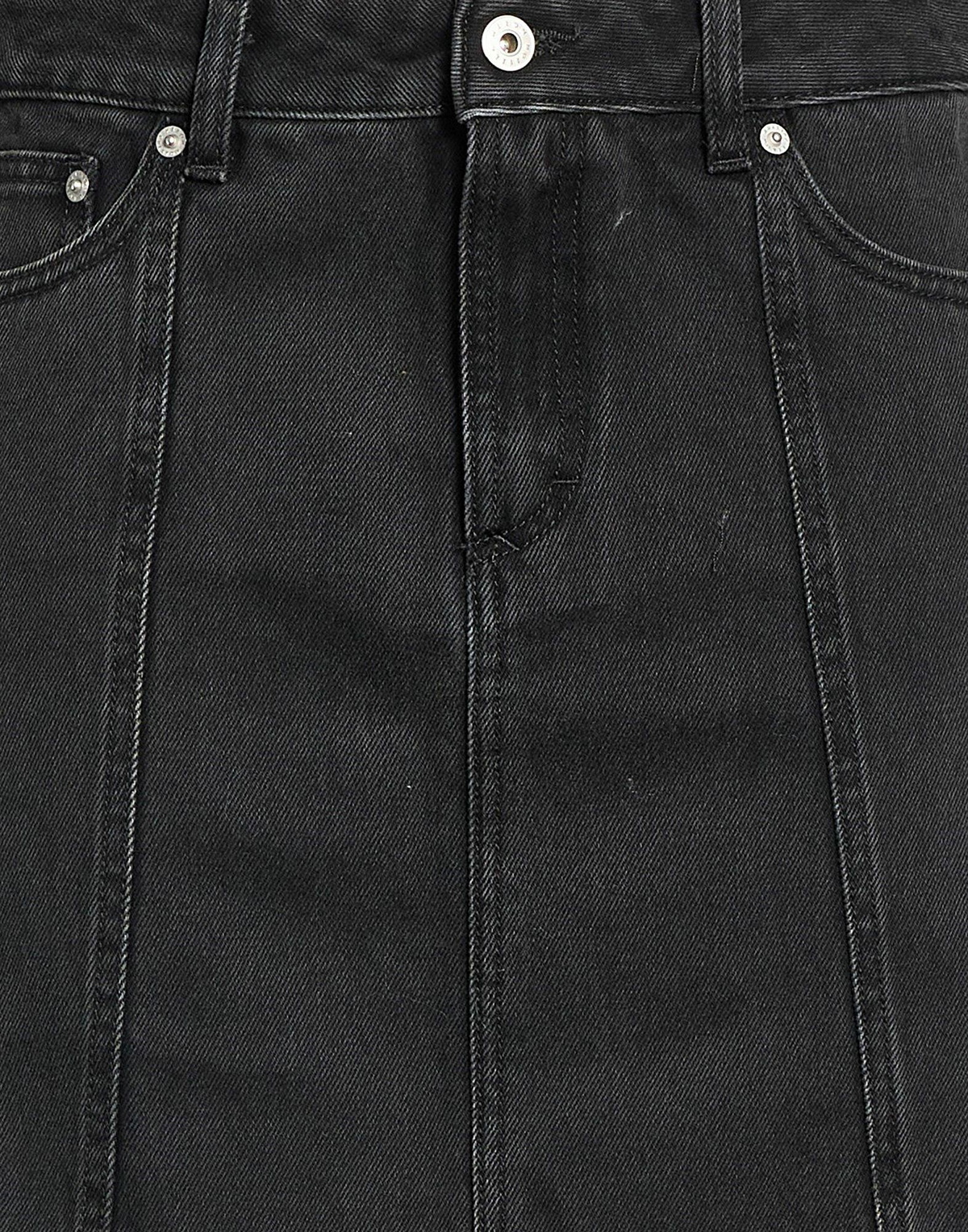 Heron Preston Womens Denim skirt Charcoal