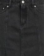 Heron Preston Womens Denim skirt Charcoal
