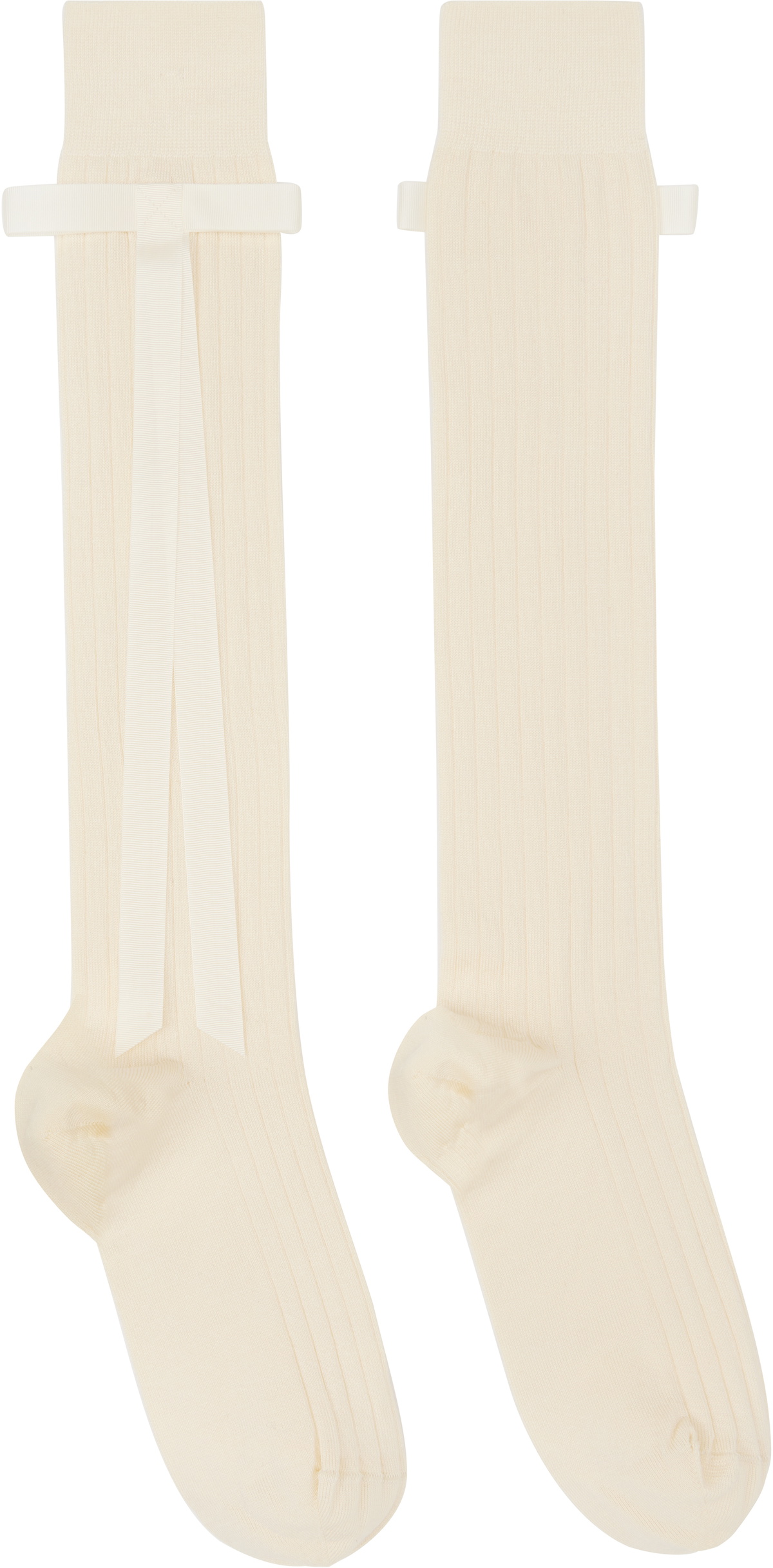 Sandy Liang SSENSE Exclusive Bridal Capsule Recital Socks